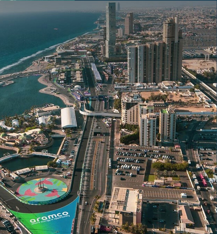 Jeddah Corniche F1 Circuit Waterfront